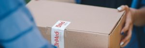 Grafik Paket Auslieferung